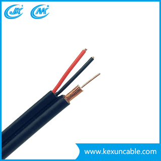 China Cable RG6 with 1.30mm Steel Messenger for CCTV/CATV/Antenna/Satellite