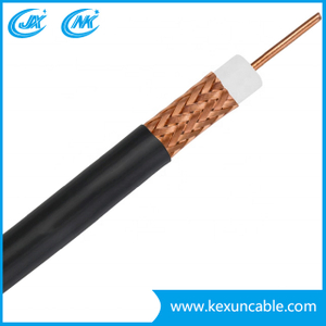 China Factory 75ohm RG6 Quad Shield Coaxial Cable for CCTV/CATV System with 100m