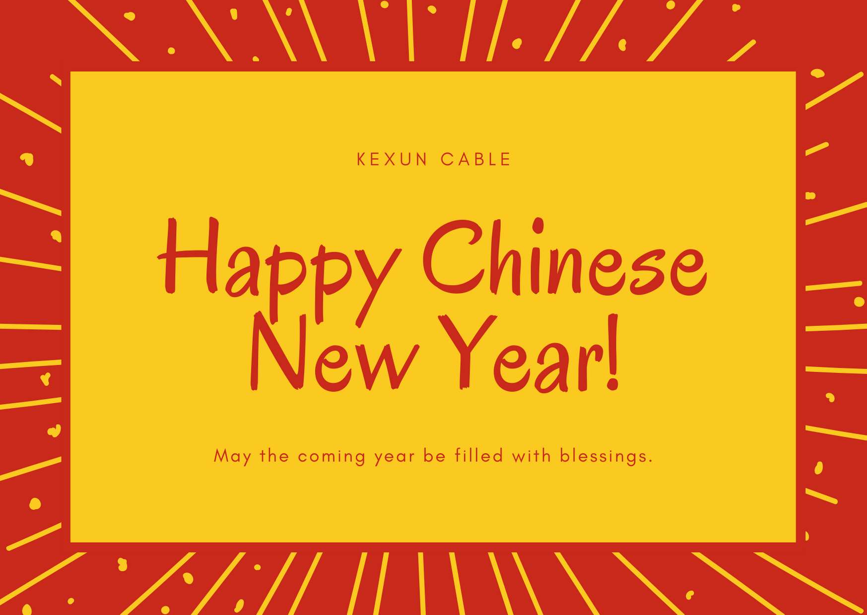 Holiday Notice Of Chinese Spring Festival