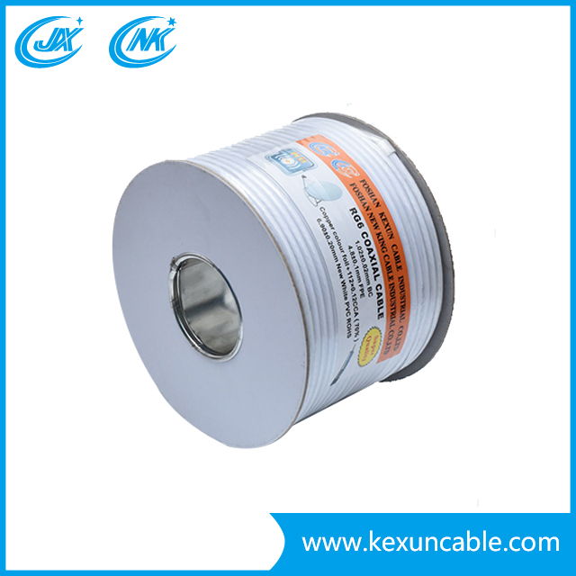 RG59+2DC coaxial cable Paper reel packing